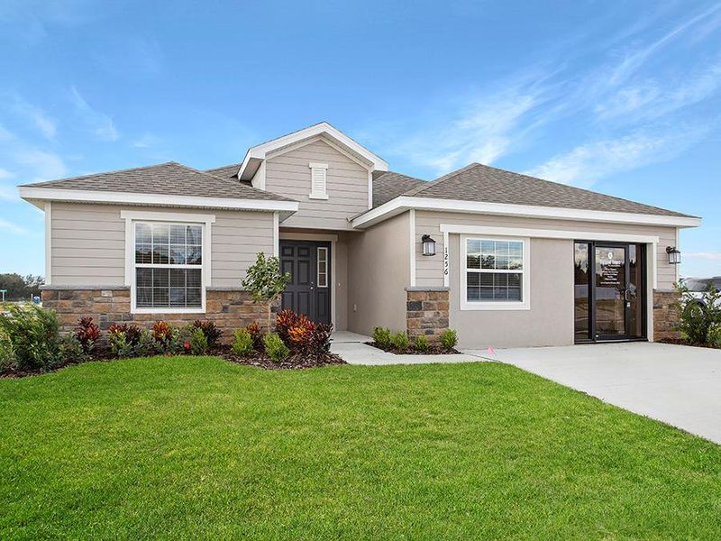 Serendipity model home in Enclave at Lake Myrtle