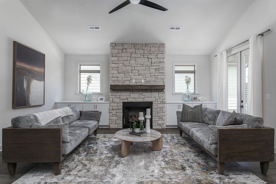 Furnished interior in a model home at Heritage Walk in Chattanooga (Image 7).