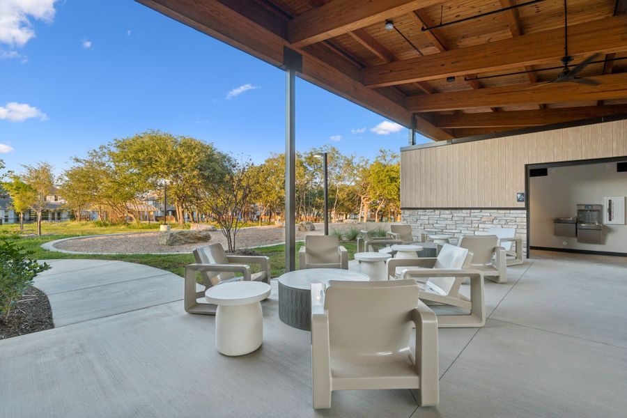 Wildridge Rudman Gathering Space in Amenity Center