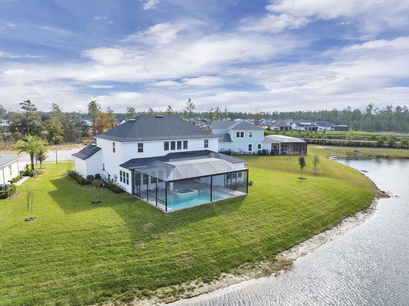 Exterior details of a home in Hidden Creek at SilverLeaf, St. Augustine (Image 26).