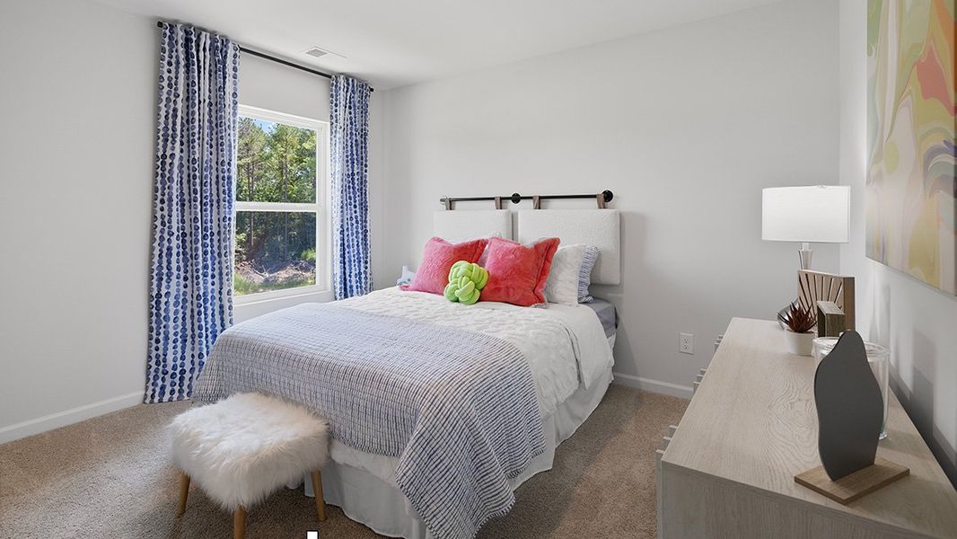 Furnished interior in a model home at Oaks at Cedar Grove in Fairburn (Image 38).