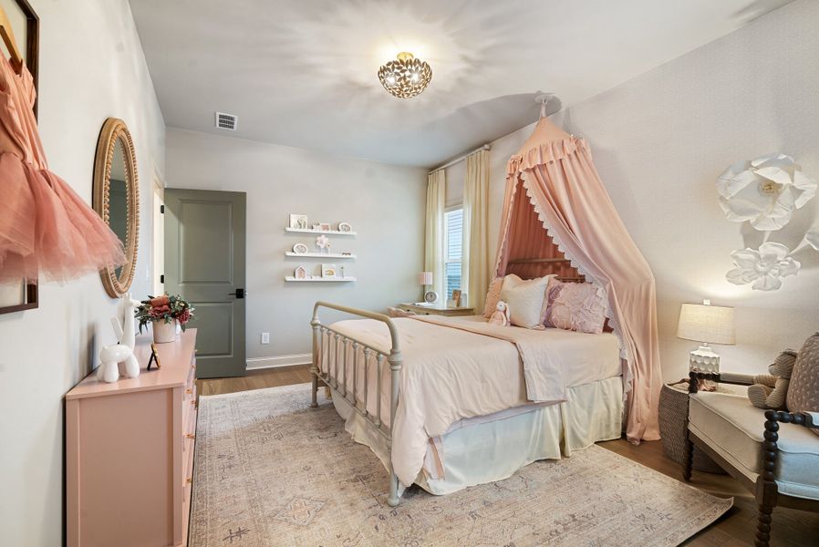 Furnished interior in a model home at Palisades in Cumming (Image 22).