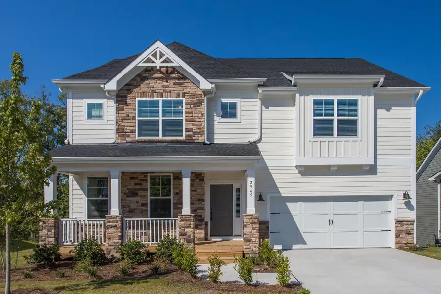 Front exterior of a home in the Banks 20 community, located in Raleigh, NC (Image 15).