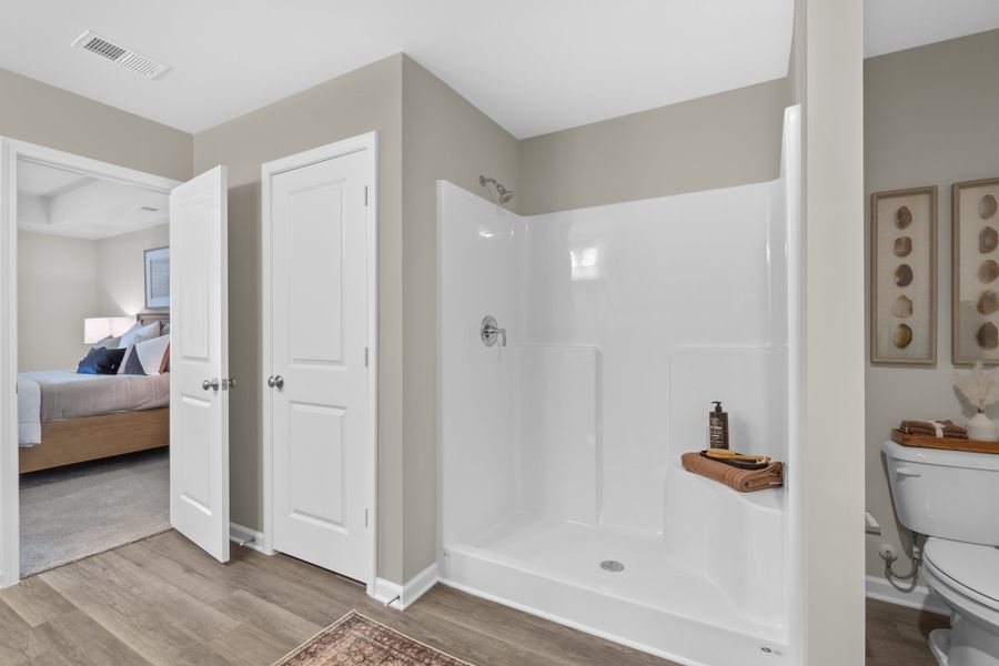 Furnished interior in a model home at Crystal Downs in Sumter (Image 20).