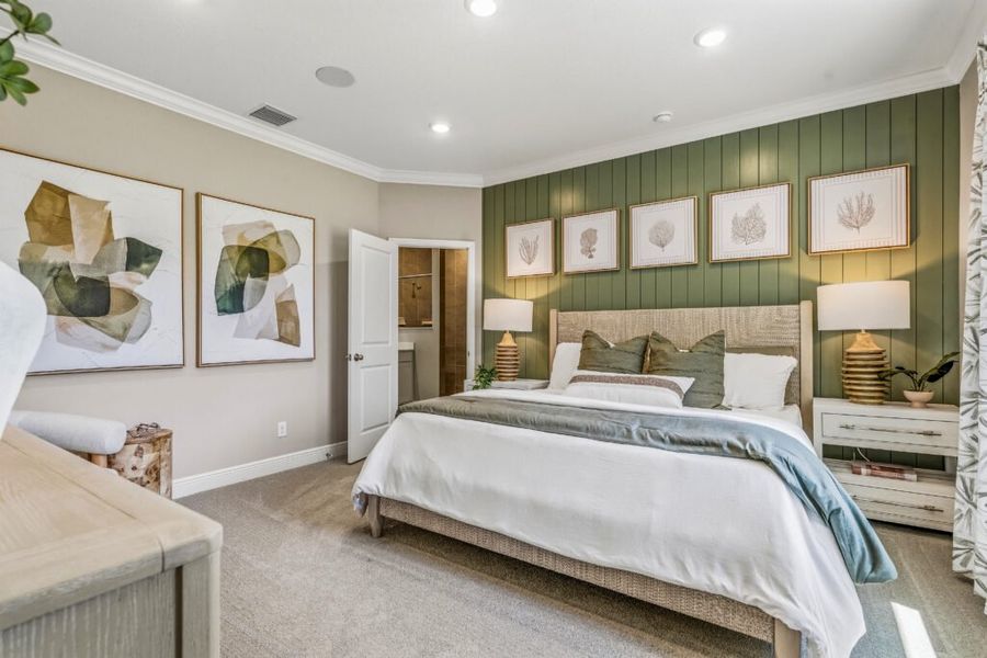Furnished interior in a model home at Port Saint Lucie in Port St. Lucie (Image 22).