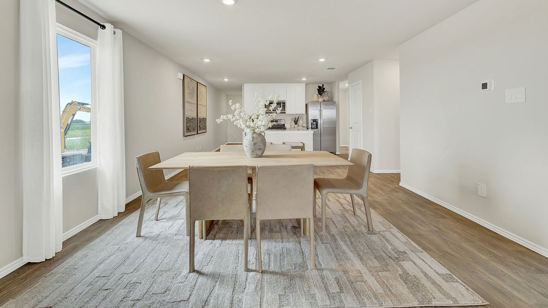Furnished interior in a model home at Lantana in Lockhart (Image 12).