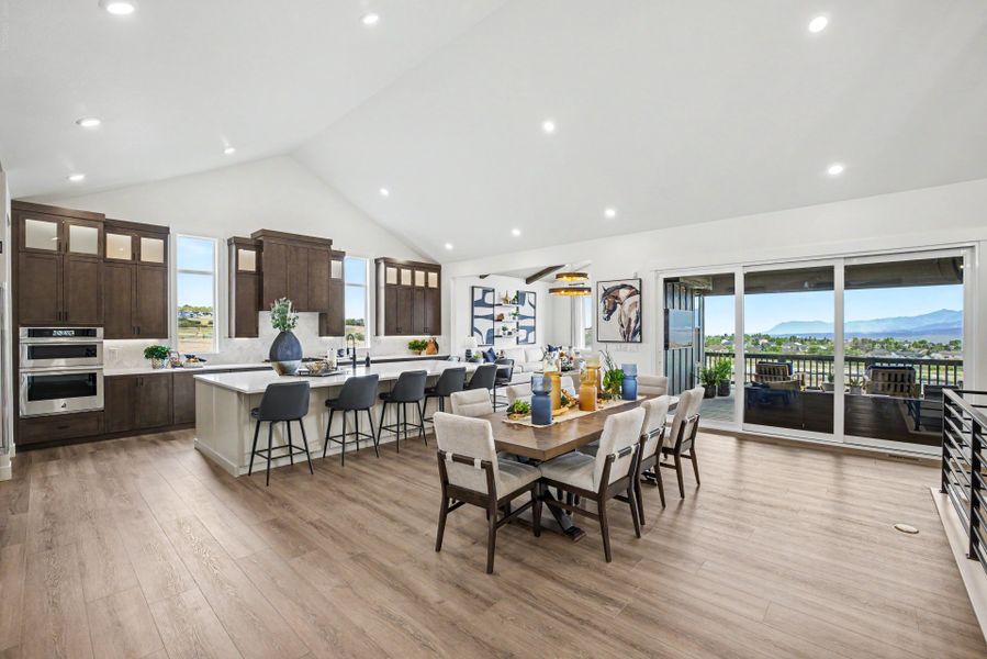 Furnished interior in a model home at Jackson Creek in Monument (Image 67).