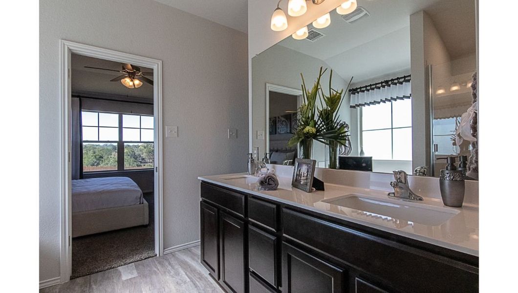 Furnished interior in a model home at Creekside Hills in Copperas Cove (Image 12).