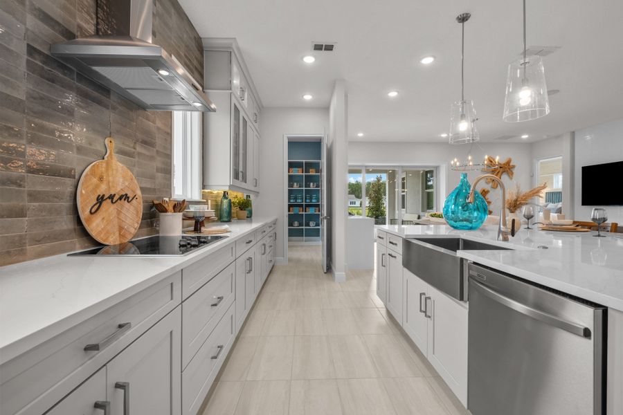 Furnished interior in a model home at Ridgehaven in Ormond Beach (Image 22).