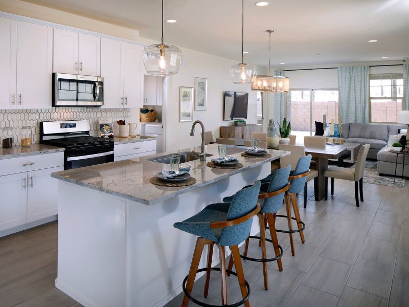 Furnished interior in a model home at Sunset Crest - Signature Series in Tucson (Image 19). Furnished interior in a model home at Sunset Crest - Signature Series in Tucson (Image 19).