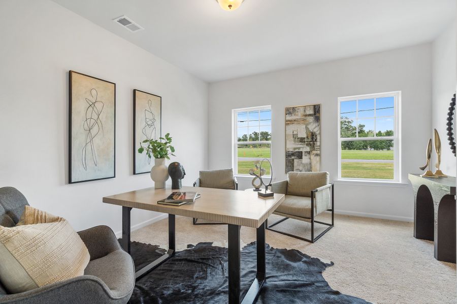 Furnished interior in a model home at Sweetbriar Place in Lebanon (Image 18).