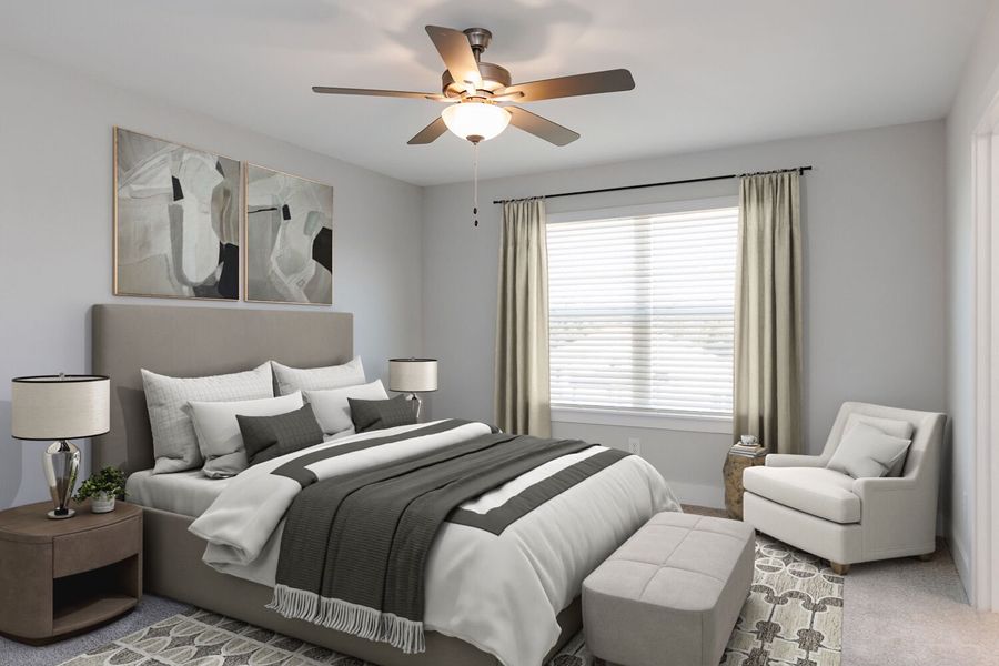 Furnished interior in a model home at Alden Park in Angier (Image 3). Furnished interior in a model home at Alden Park in Angier (Image 3).