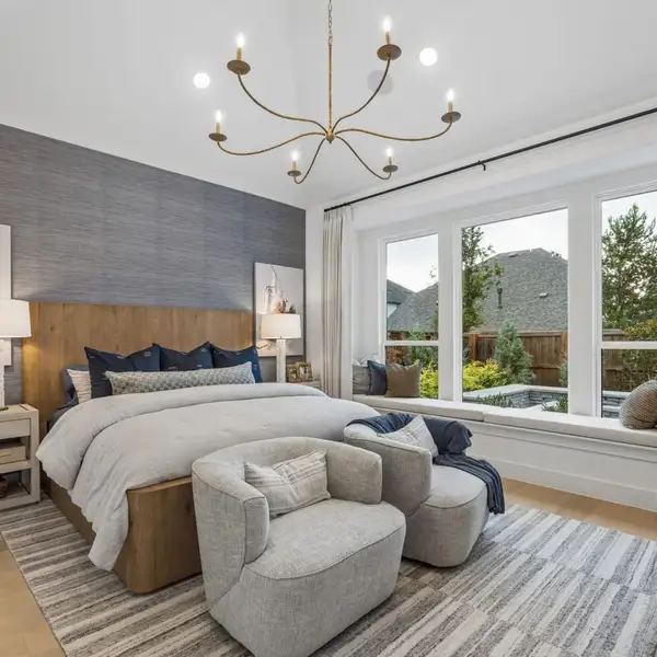 Furnished interior in a model home at The Parks at Wilson Creek in Celina (Image 11). Furnished interior in a model home at The Parks at Wilson Creek in Celina (Image 11).