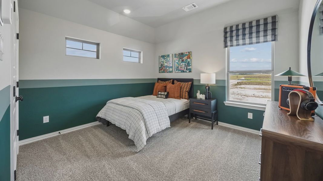 Furnished interior in a model home at Westpoint Park in Fort Worth (Image 32).