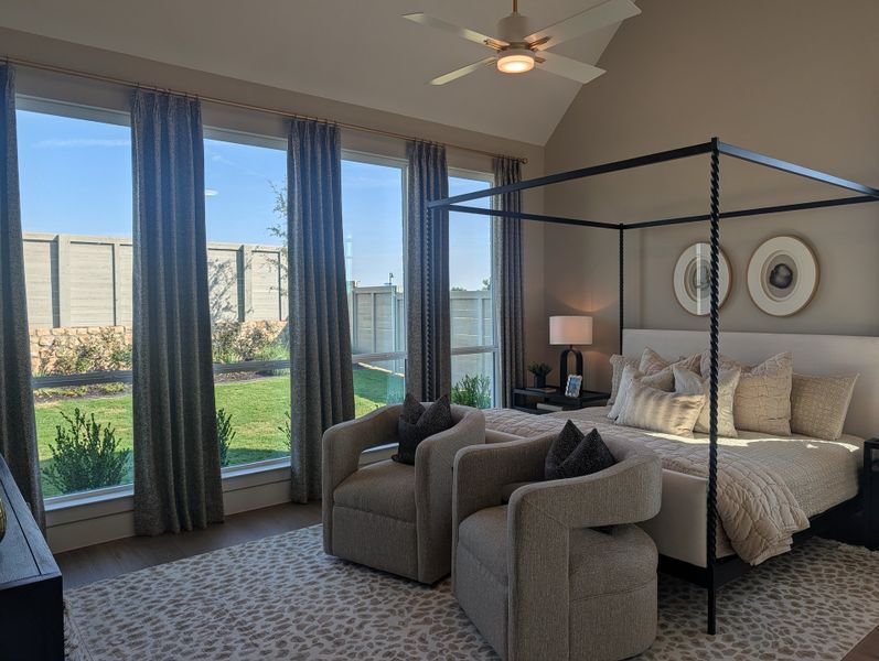 Furnished interior in a model home at Ramble 60s in Celina (Image 12).