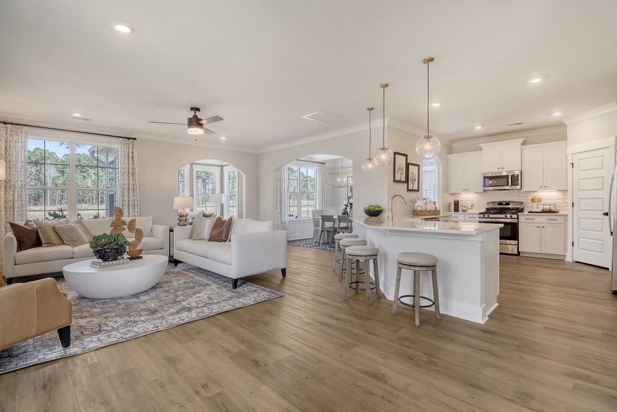 Julian Floorplan | Great Room & Kitchen