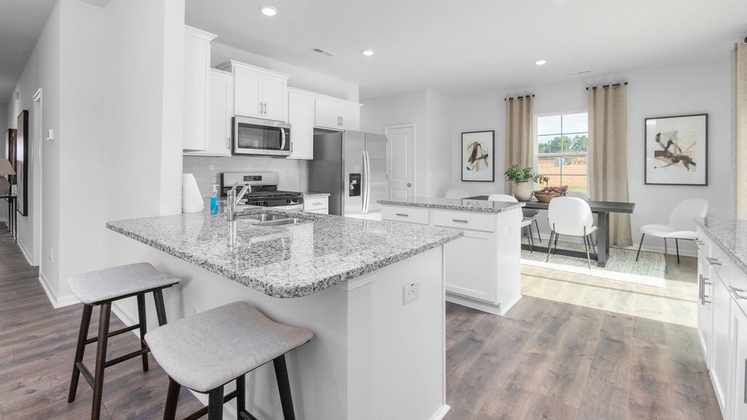 Furnished interior in a model home at Bryson Park in Lexington (Image 18).