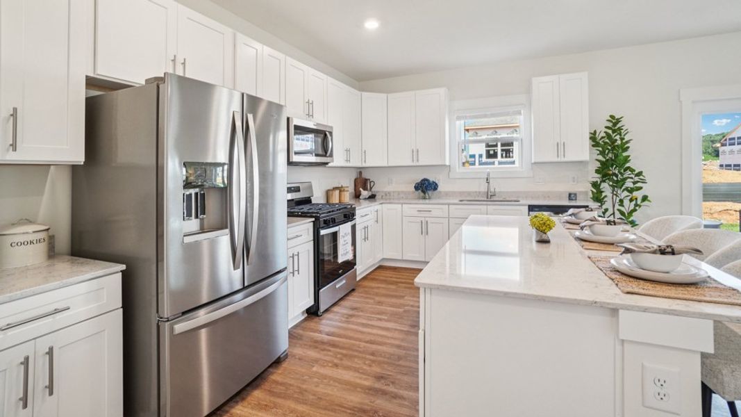 Furnished interior in a model home at Keebler Meadows in Johnson City (Image 7).