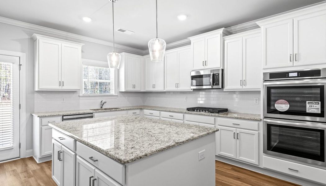 Furnished interior in a model home at Ruby Creek Estates in Atlanta (Image 23).