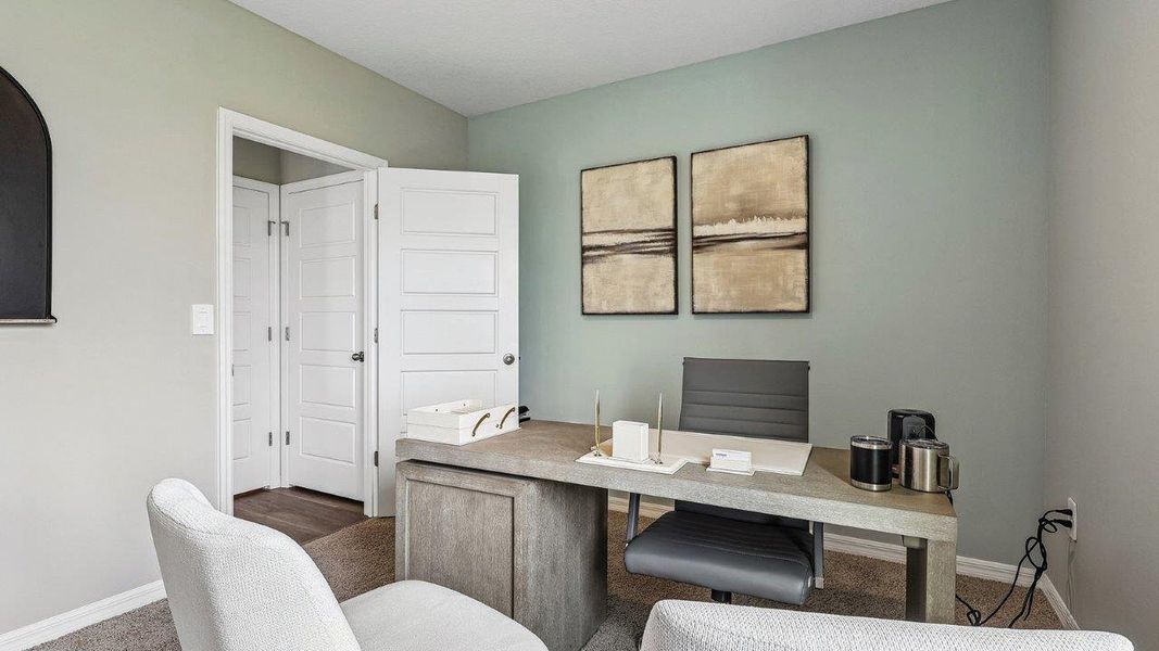 Furnished interior in a model home at Wynnstone in Davenport (Image 24).