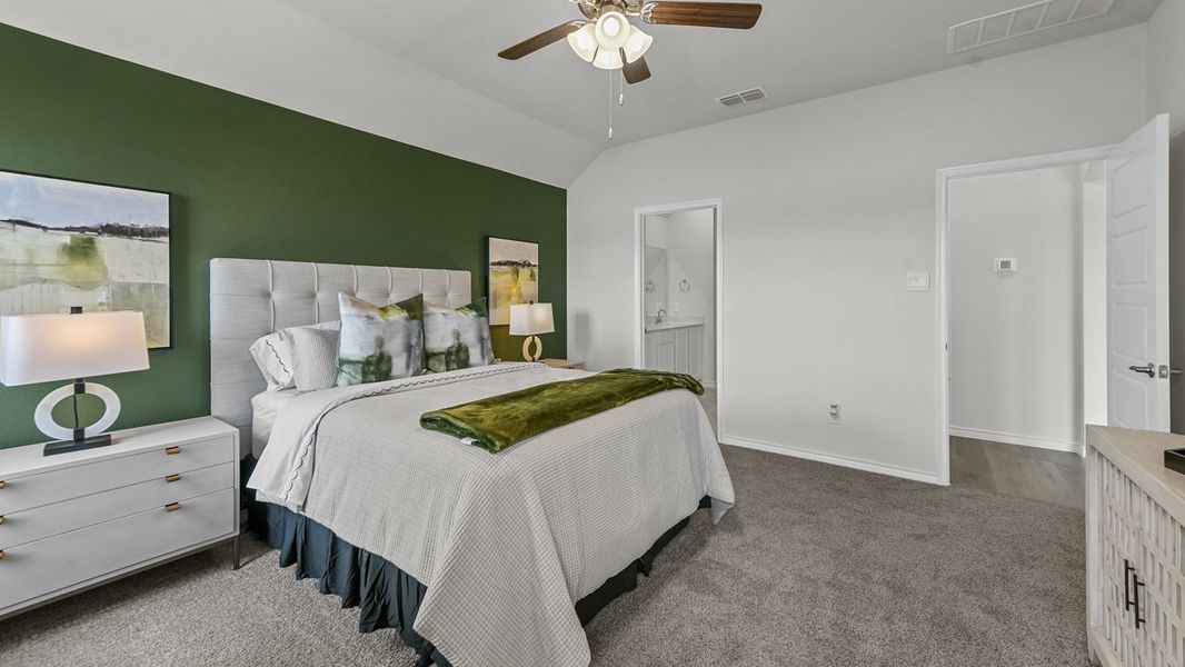 Furnished interior in a model home at Silverado in Aubrey (Image 47). Furnished interior in a model home at Silverado in Aubrey (Image 47).