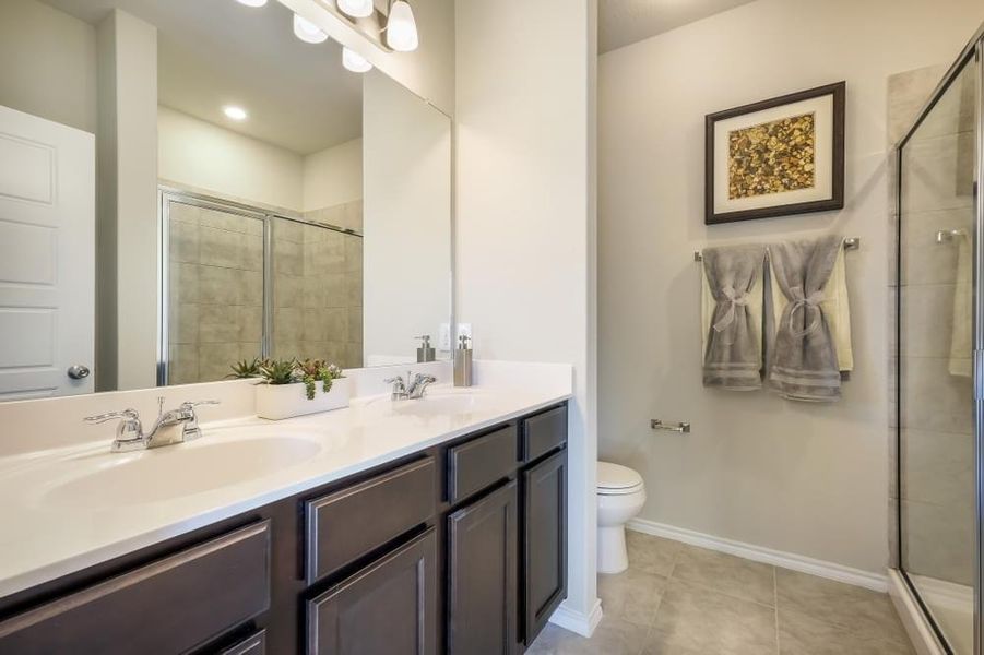 Millican Grove Model Home Primary Bathroom