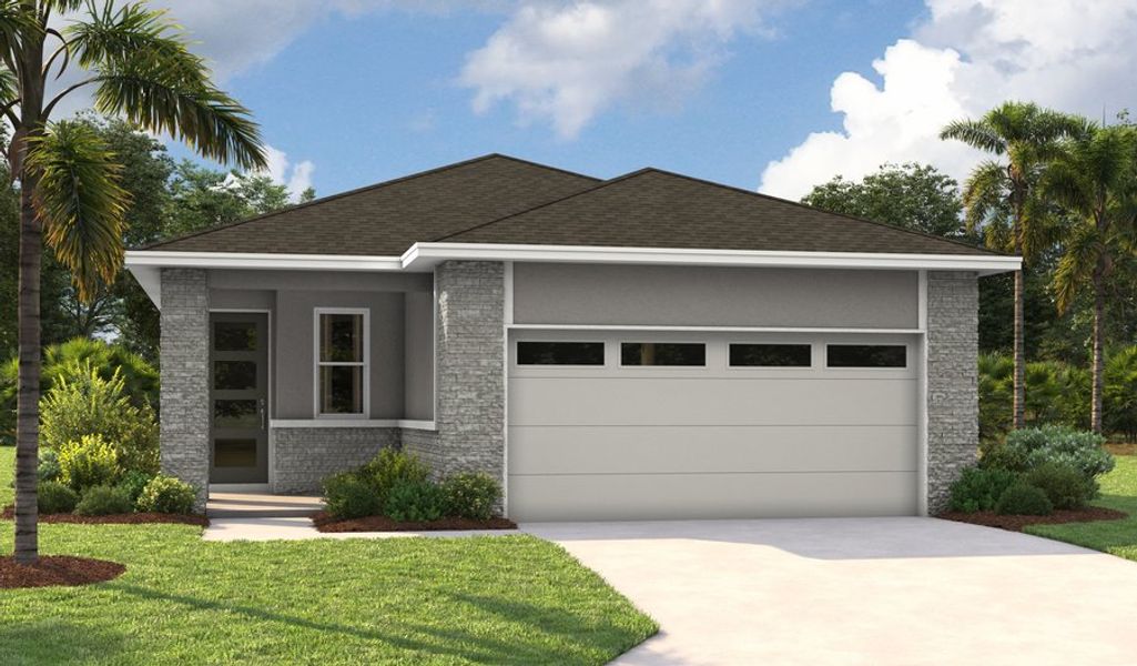 Front exterior of a home in the Waterset community, located in Ruskin, FL (Image 3).