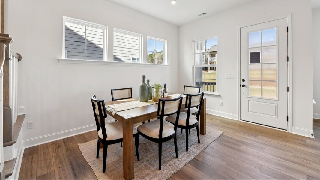 The Brentwood at River District in Charlotte NC by DRB Homes - Dining