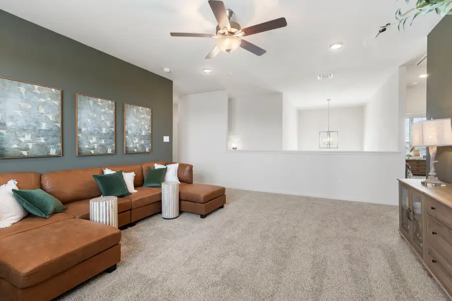 Furnished interior in a model home at The Reserve at Turnbo Ranch in Killeen (Image 28). Furnished interior in a model home at The Reserve at Turnbo Ranch in Killeen (Image 28).