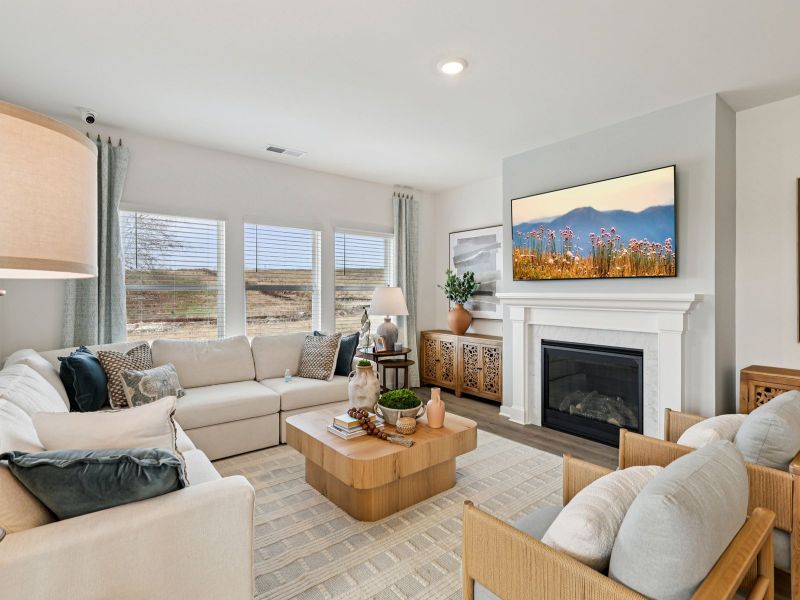 Furnished interior in a model home at Benders Cove - Estate Series in Mount Juliet (Image 6). Furnished interior in a model home at Benders Cove - Estate Series in Mount Juliet (Image 6).