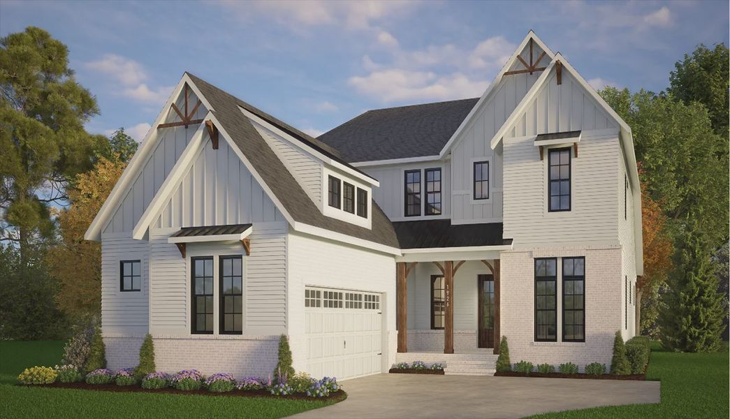 Front exterior of a home in the Stonewall community, located in Hillsborough, NC (Image 14). Front exterior of a home in the Stonewall community, located in Hillsborough, NC (Image 14).
