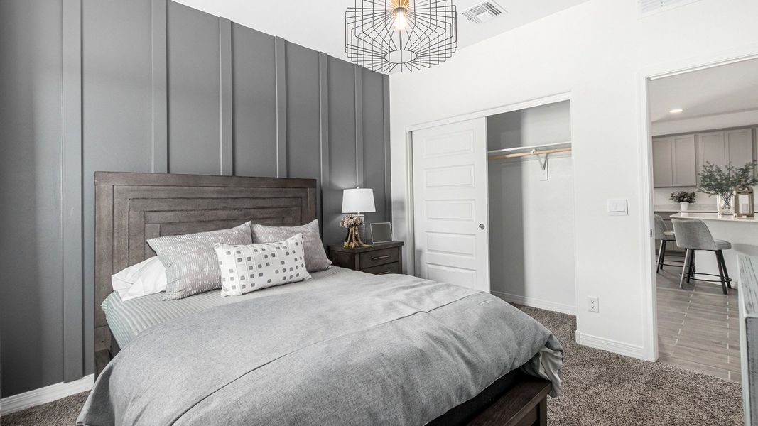 Furnished interior in a model home at Tortolita Trails in Marana (Image 41).