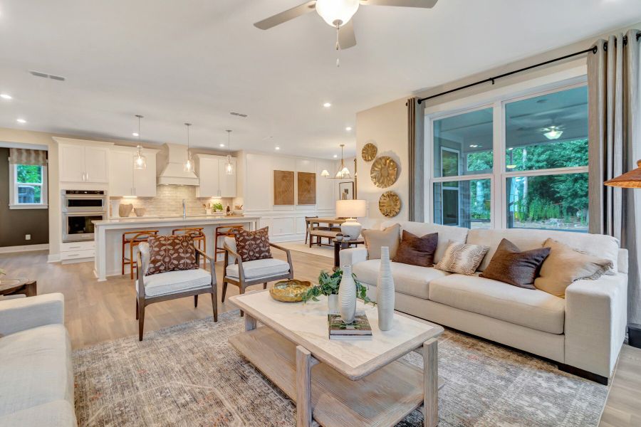 Furnished interior in a model home at Stonewood Estates in Durham (Image 4).