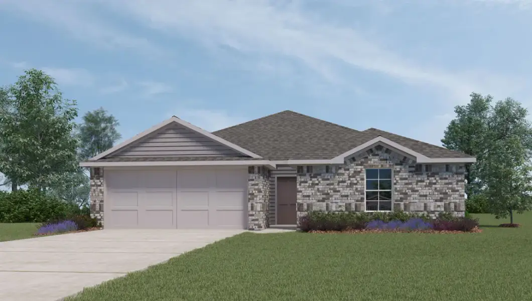 Front exterior of a home in the Woodland Park community, located in Beaumont, TX (Image 3).