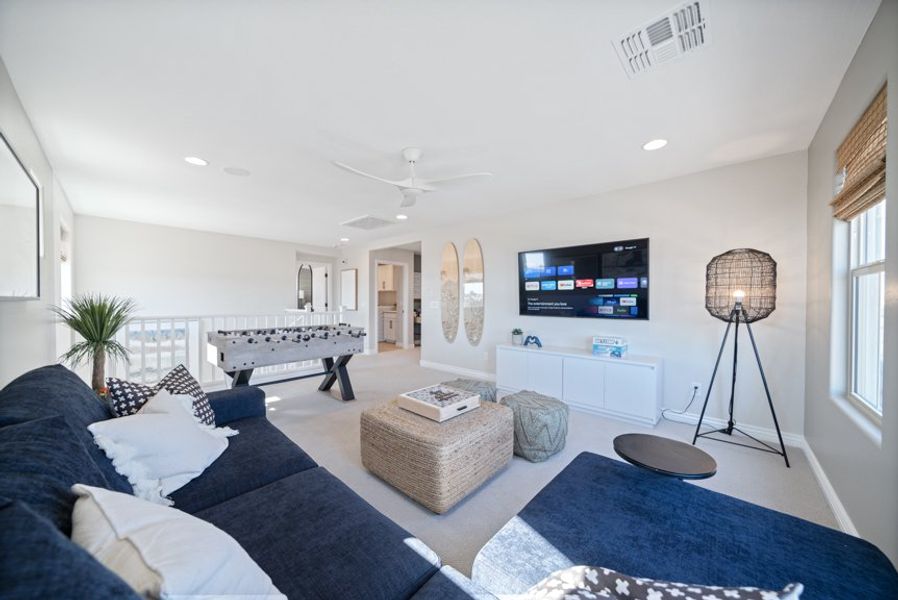 Furnished interior in a model home at Combs Ranch Discovery Collection in San Tan Valley (Image 8).