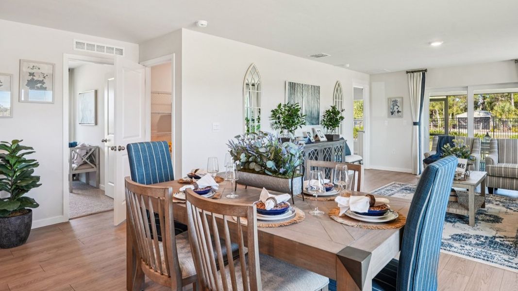 Furnished interior in a model home at Bentley Crossing in Fort Myers (Image 30).