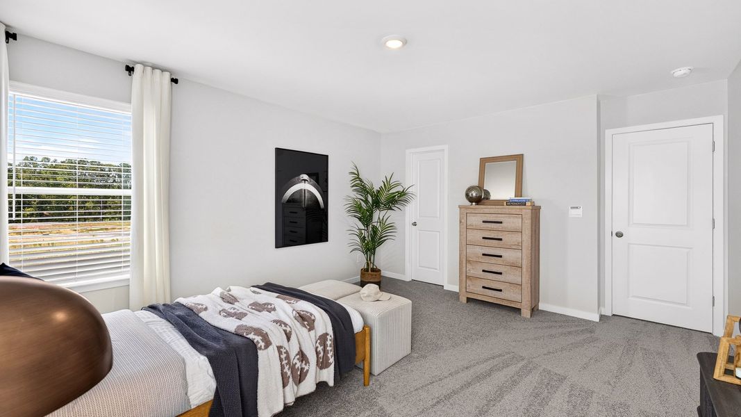 Furnished interior in a model home at Twinleaf Meadows in Monroe (Image 32).