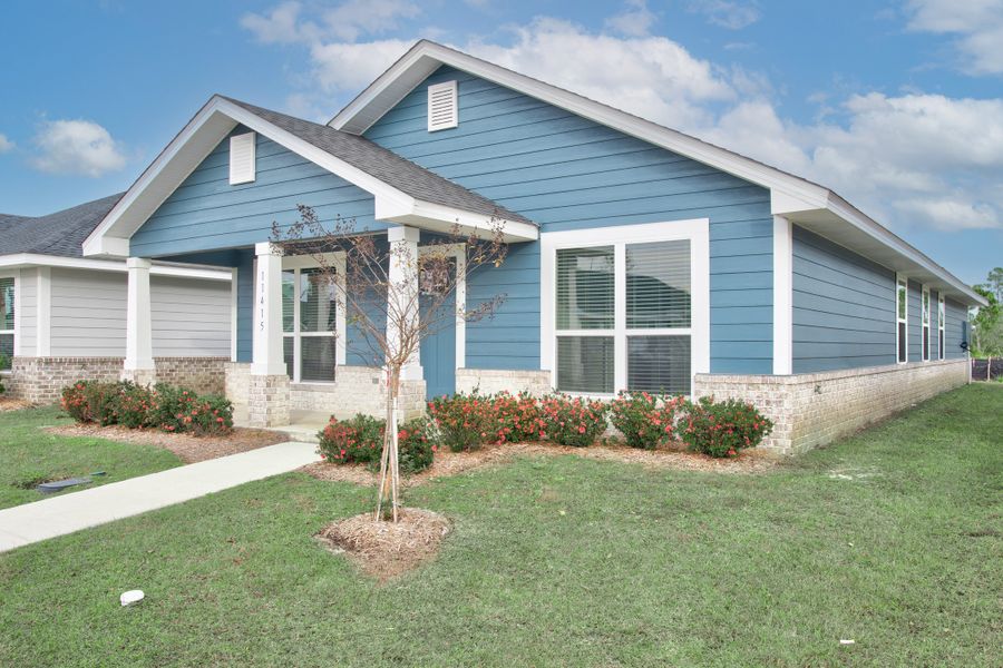 Front exterior of a home in the East Bay community, located in Panama City, FL (Image 3). Front exterior of a home in the East Bay community, located in Panama City, FL (Image 3).