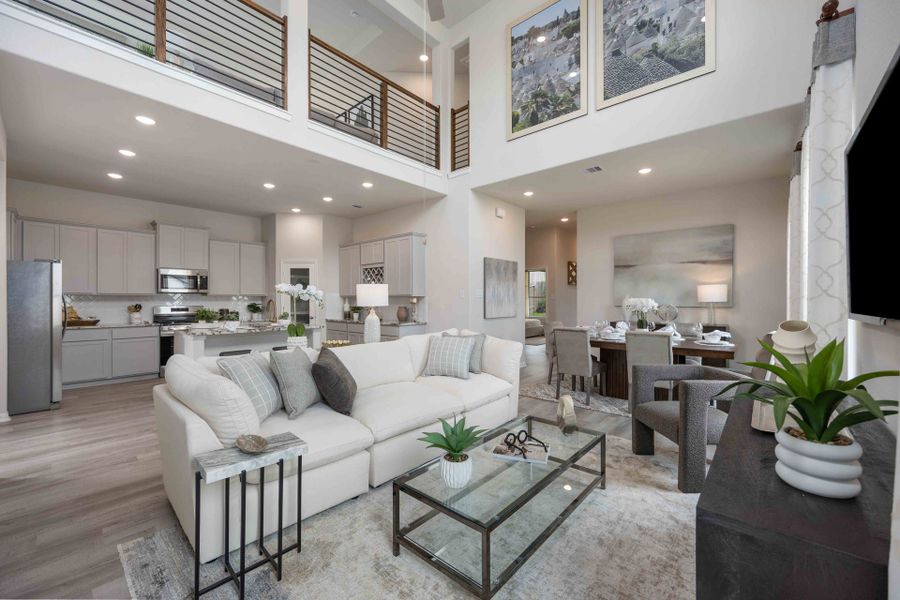 Furnished interior in a model home at Magnolia Springs in Montgomery (Image 11). Furnished interior in a model home at Magnolia Springs in Montgomery (Image 11).