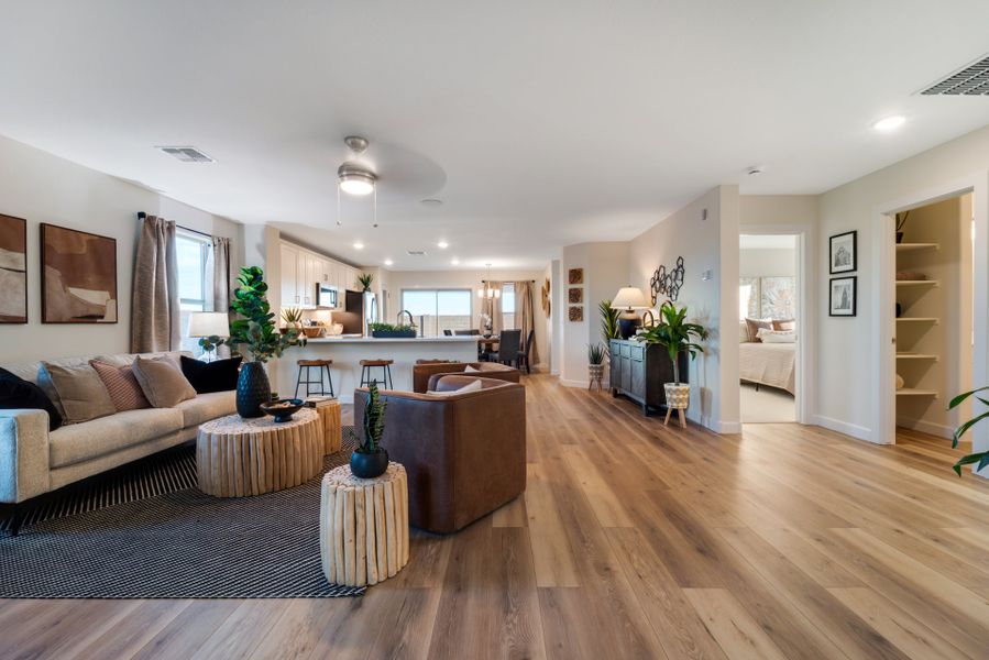 Furnished interior in a model home at Perkinsville in Chino Valley (Image 8). Furnished interior in a model home at Perkinsville in Chino Valley (Image 8).