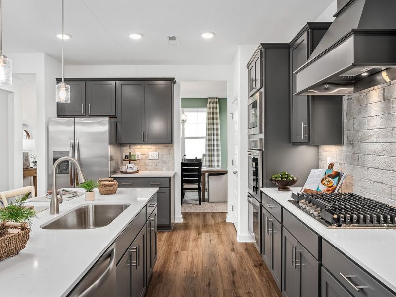 Furnished interior in a model home at Calista Farms in White House (Image 15). Furnished interior in a model home at Calista Farms in White House (Image 15).