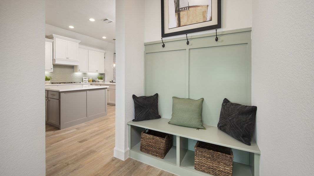 Furnished interior in a model home at Juniper Springs 45' in Lockhart (Image 14).