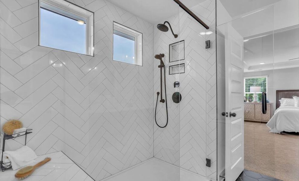 Furnished interior in a model home at Colleton Park in Aiken (Image 26).