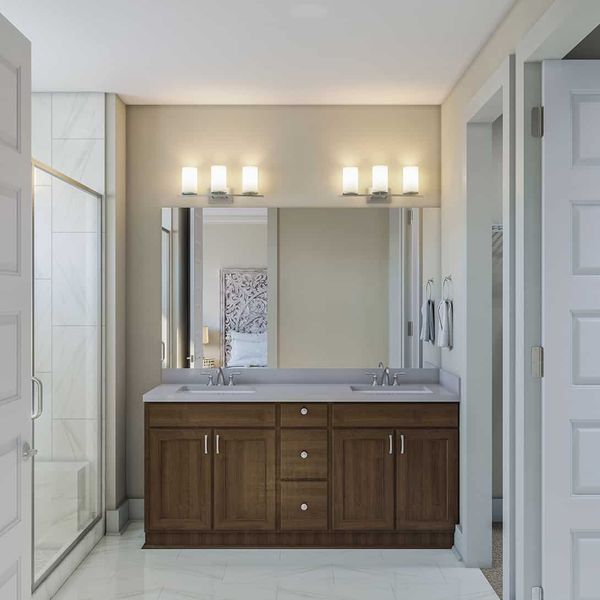 Furnished interior in a model home at Chatham Park in Pittsboro (Image 68).