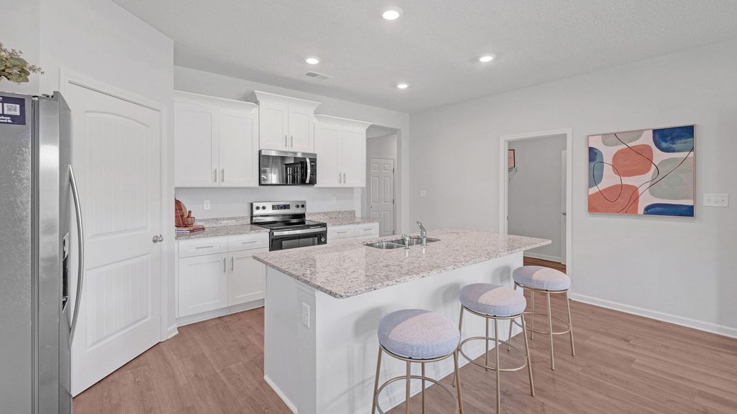 Furnished interior in a model home at Shiloh Springs in Jackson (Image 16).