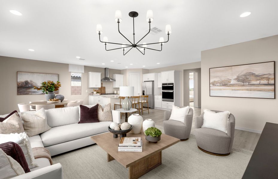 Furnished interior in a model home at Alamar in Tolleson (Image 10). Furnished interior in a model home at Alamar in Tolleson (Image 10).