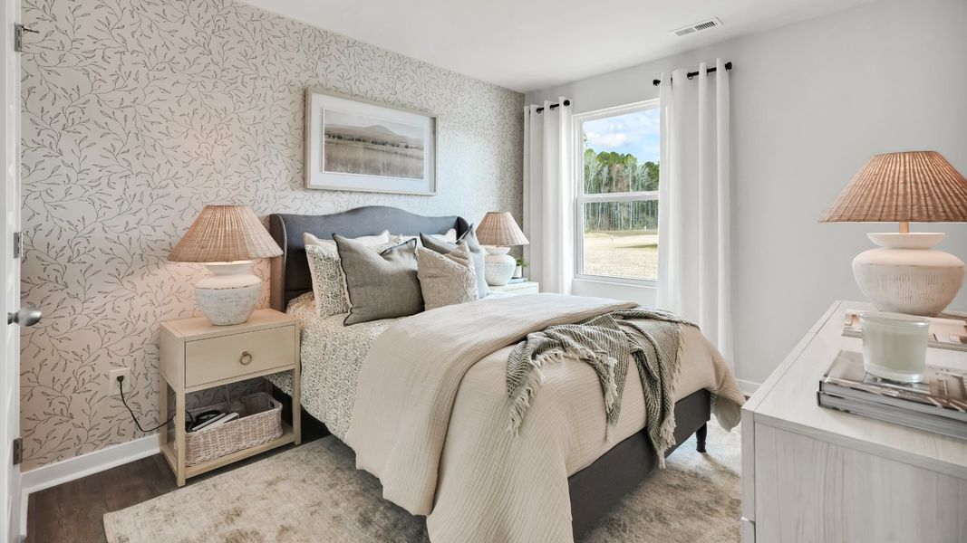 Furnished interior in a model home at Lockwood Landing in Supply (Image 18). Furnished interior in a model home at Lockwood Landing in Supply (Image 18).