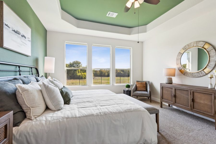 Furnished interior in a model home at Massey Meadows in Midlothian (Image 20).