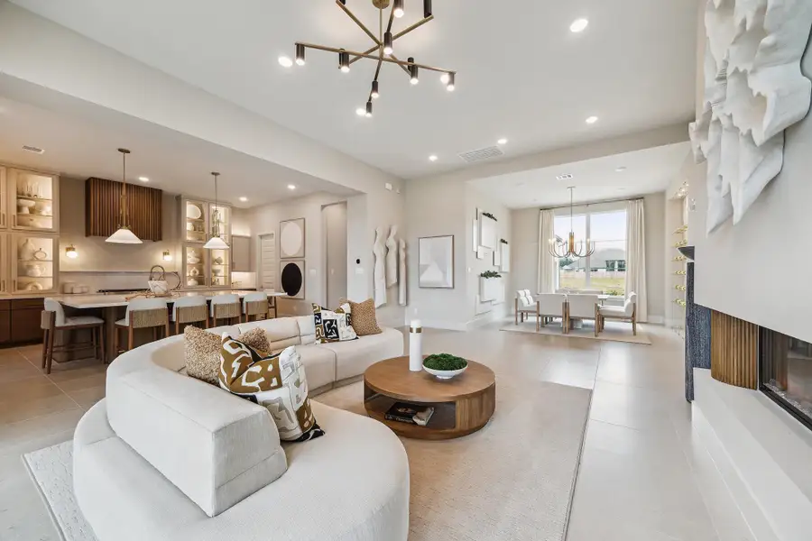 Furnished interior in a model home at ARTAVIA® - 65' Art Collection in Conroe (Image 7).