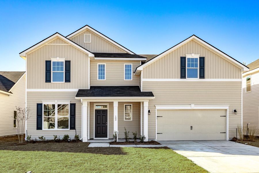 A showcase of a new construction home by Smith Family Homes, highlighting their design and quality (Image 3).